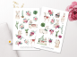 Preview: Lamas Sticker Set